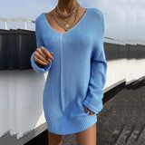 Loose Knitted Sweater Dress